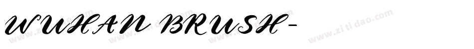 WUHAN BRUSH字体转换